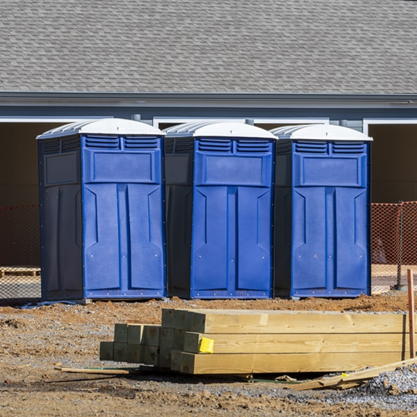 are there any restrictions on where i can place the portable toilets during my rental period in Bonney Texas